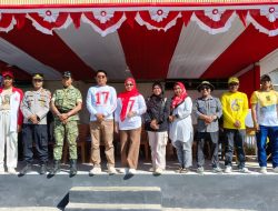 Lomba Gerak Jalan Tingkat SD Warnai Semarak HUT RI