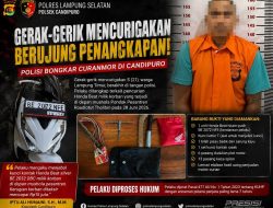 Polisi Bongkar Curanmor di Candipuro