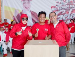Bupati Ikut Senam Massal Gelora Merah Putih