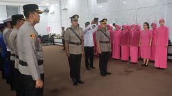 Kapolres Lampung Selatan Pimpin Sertijab Kapolsek Penengahan