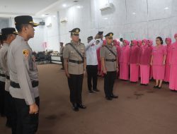 Kapolres Lampung Selatan Pimpin Sertijab Kapolsek Penengahan
