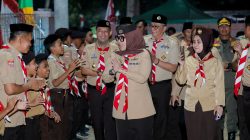 Bupati Kunjungi Perkemahan di Cilellang