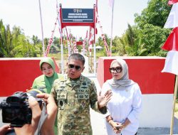 Bupati Sambut Pangdam di Jembatan
