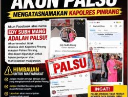 Waspada Penipuan Polres Pinrang Imbau Warga Tak Percaya Akun FB Palsu Catut Foto Kapolres