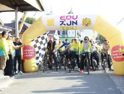 Bupati Hadiri Fun Walk Fun Bike Hari Jadi Karang Taruna
