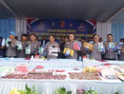 Polda Lampung Ungkap 379 Kasus Narkoba