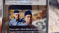Pungutan Fee Proyek Revitalisasi Sekolah Viral di Media Sosial