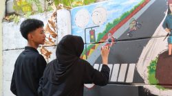 Polres Gelar Lomba Mural Sambut HUT Lalu Lintas ke-71