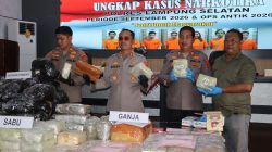 Polres Sita 79,2 Kg Sabu dan Selamatkan 335.483 Jiwa