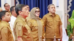 Bupati Hadiri Pelepasan Bantuan Produk Susu Kementrian PPPA