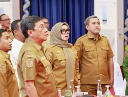 Bupati Hadiri Pelepasan Bantuan Produk Susu Kementrian PPPA