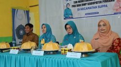 Ketua TP PKK Monev di Kecamatan Suppa