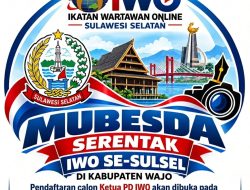 Pendaftaran Calon Ketua PD IWO Resmi Dibuka 12 Oktober