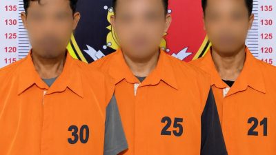 Tiga Pria Ditangkap Usai Diduga Curi Kulkas Bekas di Lampung Selatan