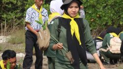 Polres Gelar Green Policing di Batu Perahu Krakatoa