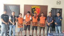 Empat Pria di Natar Ditangkap Polisi